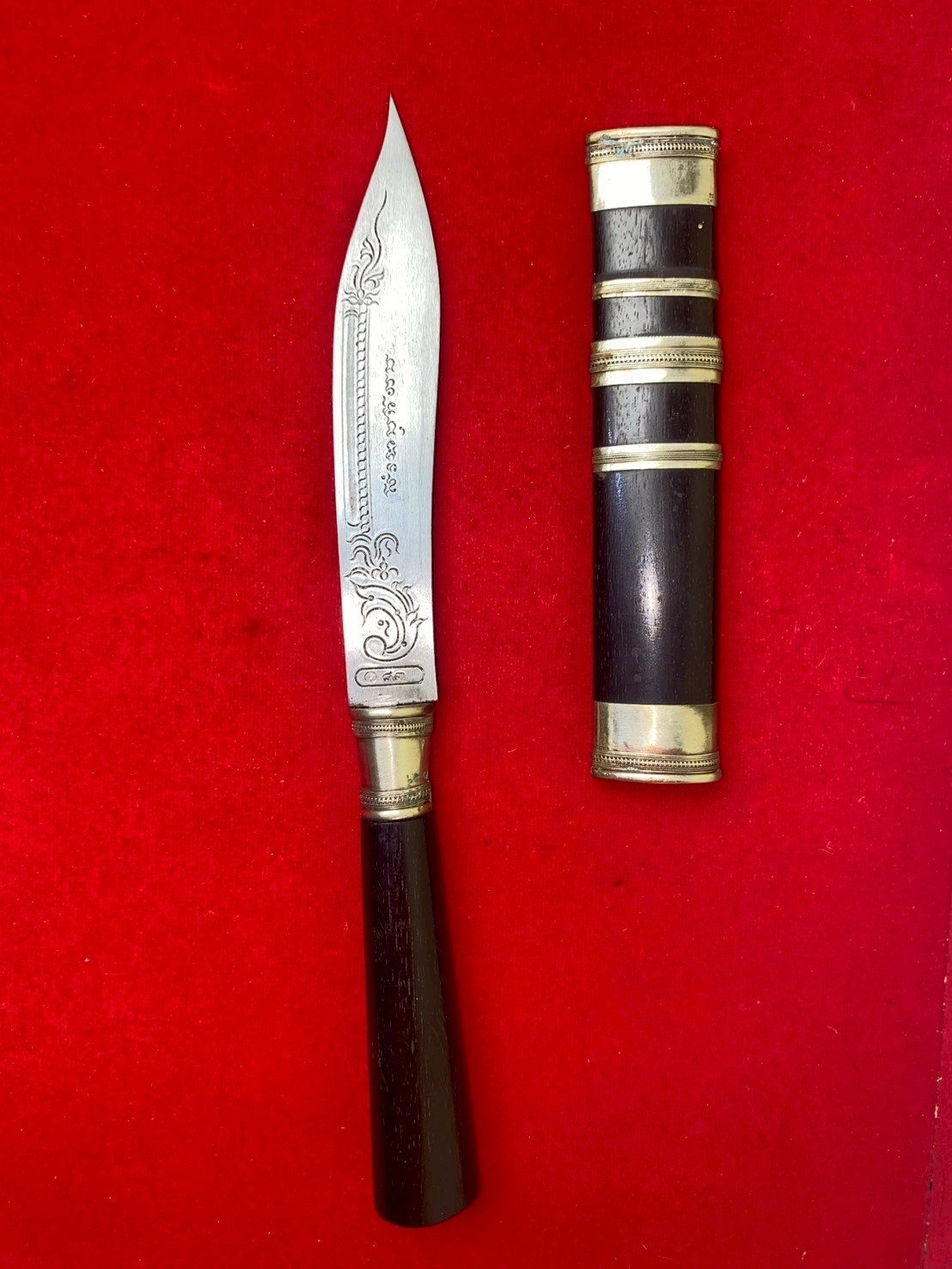 มีดหมอหลวงพ่อพัฒน์ วัดห้วยด้วน โค้ดพัฒน์ ๘๓ ขนาด ๕ นิ้ว