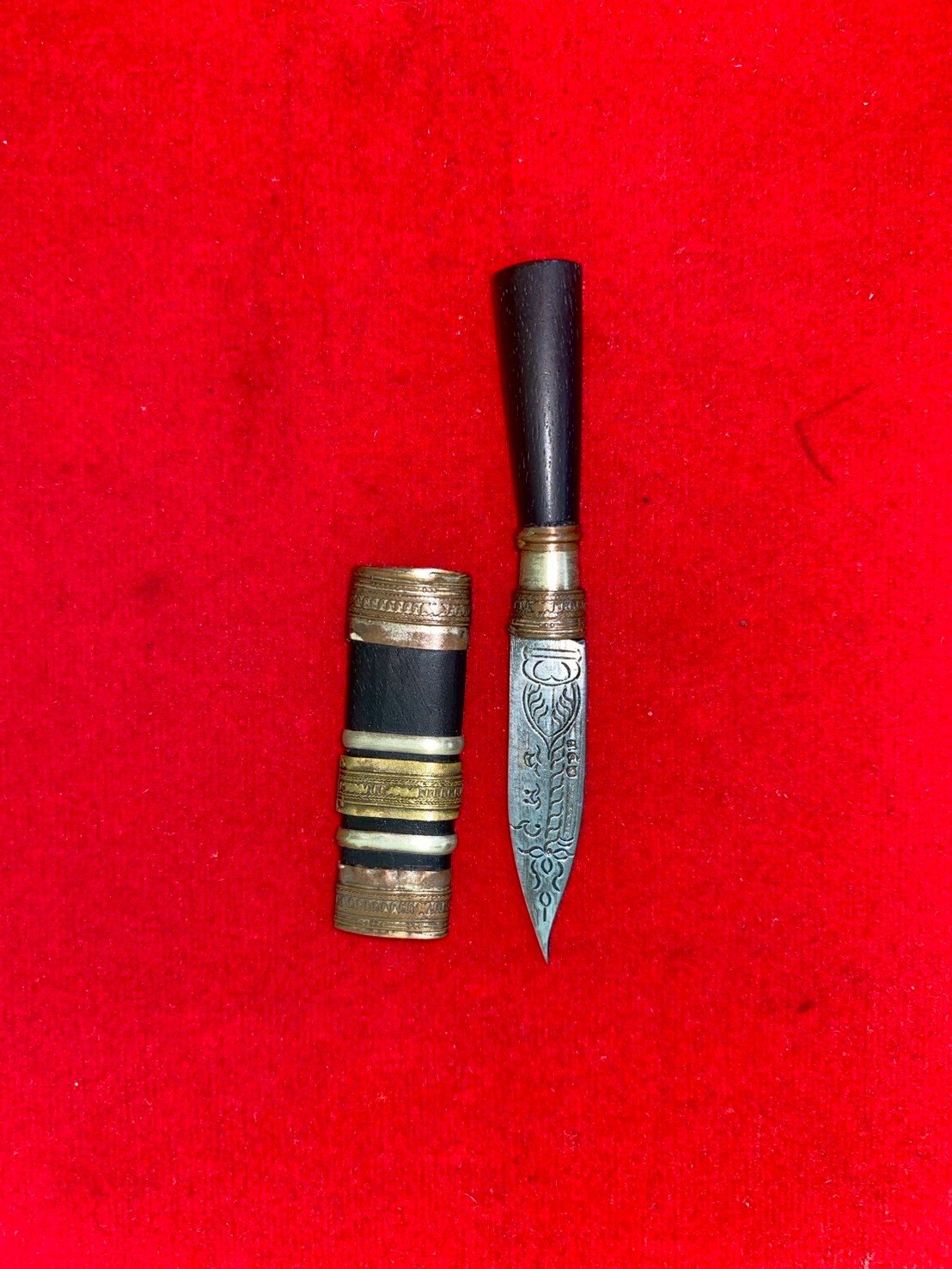 มีดหมอหลวงพ่อพัฒน์ วัดห้วยด้วน รุ่นพญาเหล็กอาถรรพ์