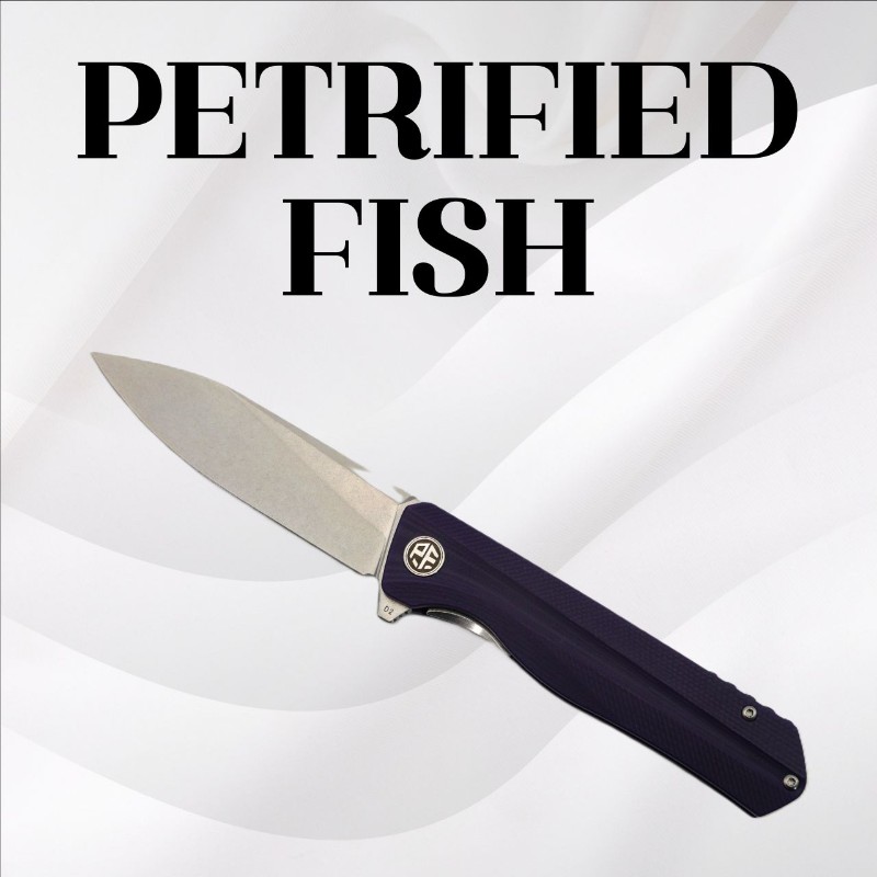 มีดพับ Petrified fish