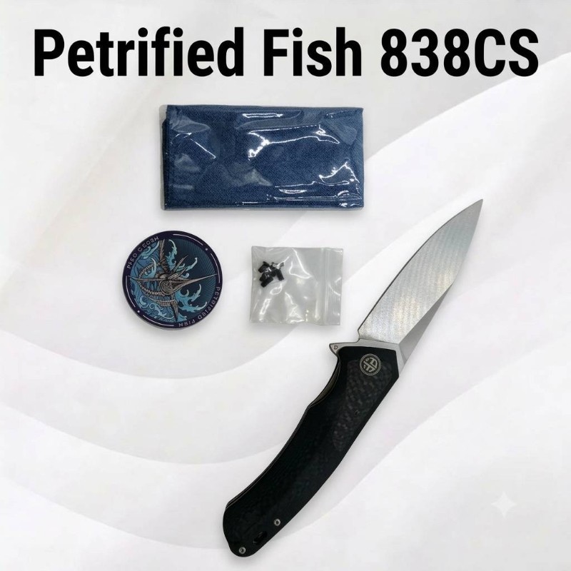 petrified fish รหัส 838cs สีดำลาย