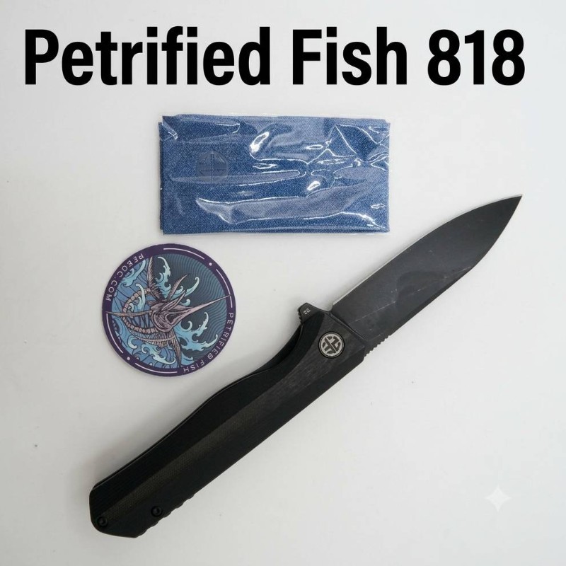 petrified fish รหัส 818 สีดำลาย