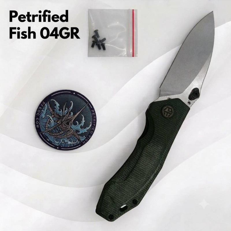 petrified fish รหัส 04GR สีเขียว